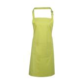 'Colours' Bib Apron with Pocket, Lime Green, ONE, Premier