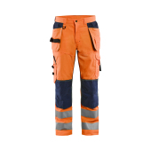 High Vis Oranje/Marineblauw