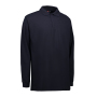 PRO Wear long-sleeve polo shirt | press stud - Navy, XS
