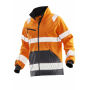 Jobman 1190 Hi-vis windblocker jacket oranje/zwart xxl