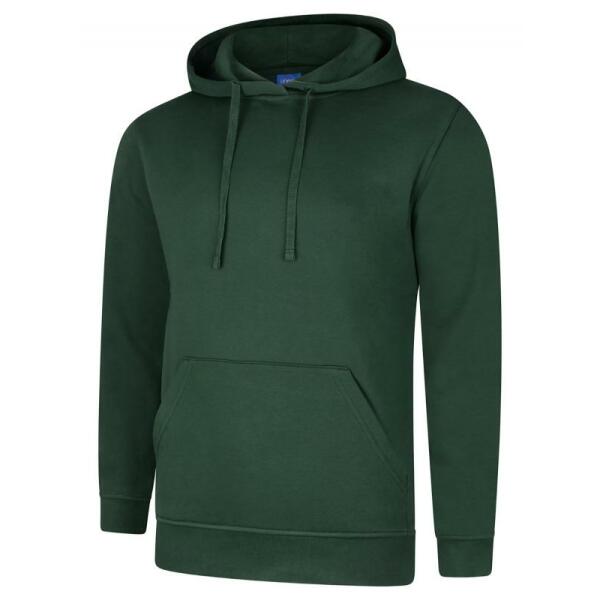 Deluxe Hooded Sweatshirt - M - Bottle Green