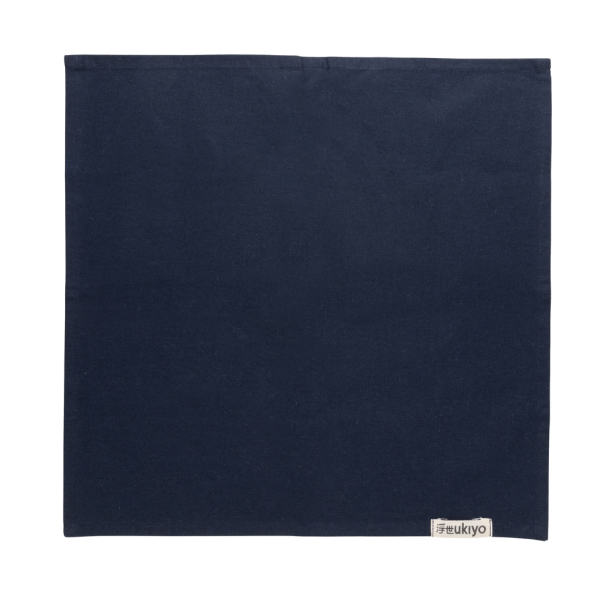 Ukiyo Aware™ 180gr 4-delige set recycled katoenen servetten, donkerblauw