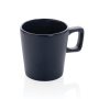 Ceramic modern coffee mug, navy