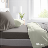 T1-FS160 Fitted sheet Double beds - Taupe