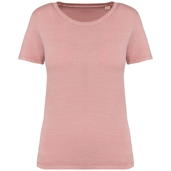 Afgewassen dames T-shirt  - 165 gr/m2 Washed Petal Rose S