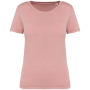 Afgewassen dames T-shirt Washed Petal Rose XS