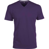 T-shirt V-hals korte mouwen Purple 3XL