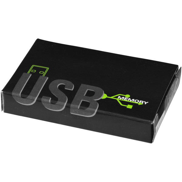 Slim creditcard-vormige USB 4GB - Wit