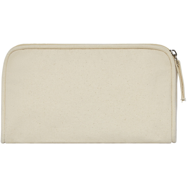 Kota 340 g/m² canvas toiletry pouch - Natural