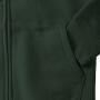 RUS Ladies Authentic Zip Hood Jacket, Bottle Green, XL
