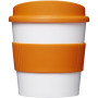 Americano® Primo 250 ml tumbler with grip - White/Orange