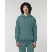 Archer Vintage - Het unisex terry garment dyed hoodie sweatshirt met medium pasvorm - XXS