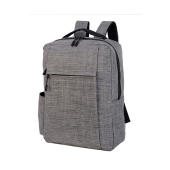 Sembach Basic Laptop Backpack - Grey Melange - One Size