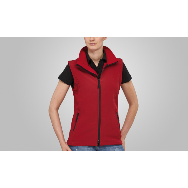 Macseis Bodywarmer Softshell Trek for her Red