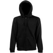 Men's Premium Full Zip Hooded Sweatshirt (62-034-0) Black XXL