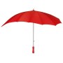 IMPLIVA - Hartvormige paraplu registered design - Handopening - Windproof -  110 cm - Wit