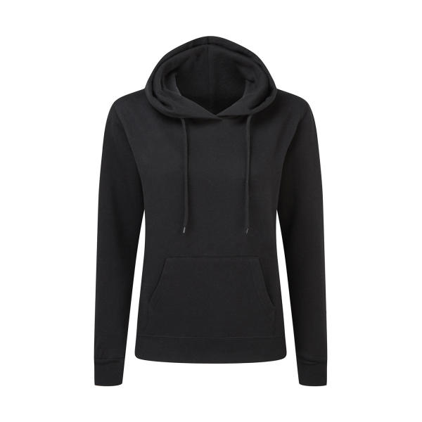 Ladies' Hooded Sweatshirt - Black