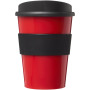 Americano® Medio 300 ml tumbler with grip - Red/Solid black
