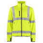 6105 Light Softshell Jacket HV C3 Yellow/Black XS