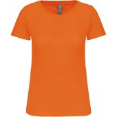Dames-t-shirt BIO150 ronde hals Orange XS