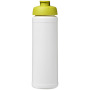 Baseline® Plus 750 ml sportfles met flipcapdeksel - Wit/Lime