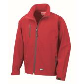 Base Layer Soft Shell Jacket, Red, L, Result