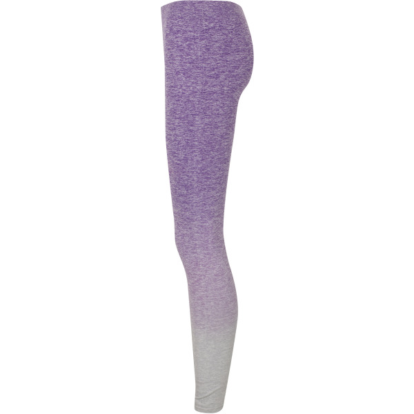 Ladie's seamless fade-out leggings Light Grey Marl / Purple Marl XXS/XS