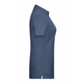 Ladies' Basic Polo - light-denim-melange - S