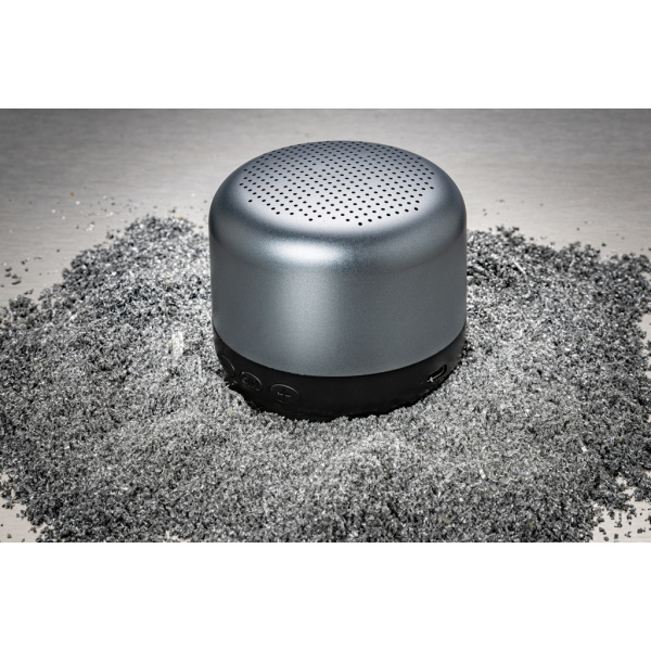 Terra RCS recycled aluminium 5W draadloze speaker, grijs