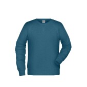 Men's Sweat - petrol-melange - 5XL