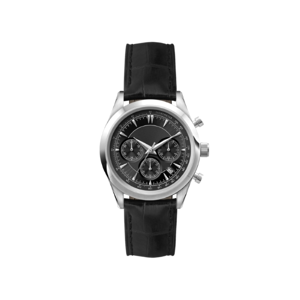Horloge Missisipi Zwart met logo