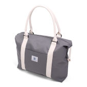 Vintage Beachbag Deluxe Grey & White Vintage Beachbag Deluxe Grey & White