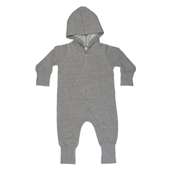 Baby All-in-One - Washed Grey Melange