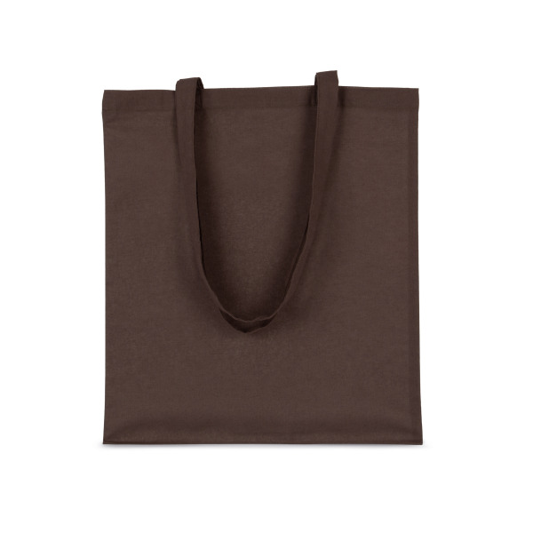 Shopper bag long handles Chocolate One Size