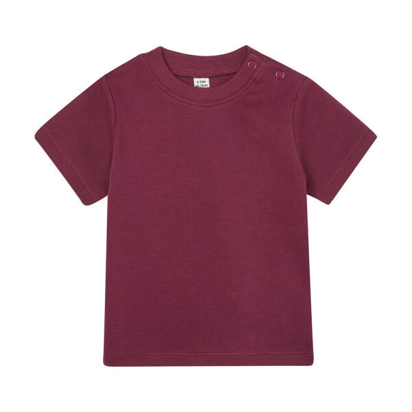 Baby T-Shirt - Burgundy - 6-12