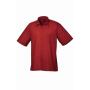 Short Sleeve Poplin Shirt, Burgundy, 18.5, Premier