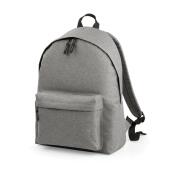 BagBase Two Tone Fashion Backpack, Grey Marl, ONE, Bagbase