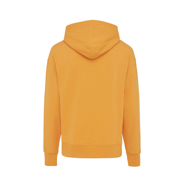 Iqoniq Yoho gerecycled katoen relaxed hoodie, sundial oranje