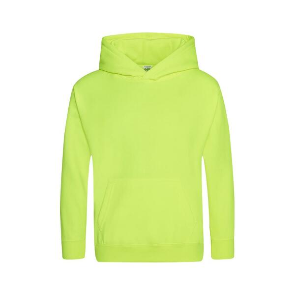 AWDis Kids Electric Hoodie, Electric Yellow, 12-13, Just Hoods