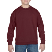 Gildan Sweater Crewneck HeavyBlend for kids Maroon XS