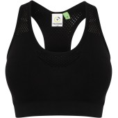 Ladie's seamless sports bra Black XS