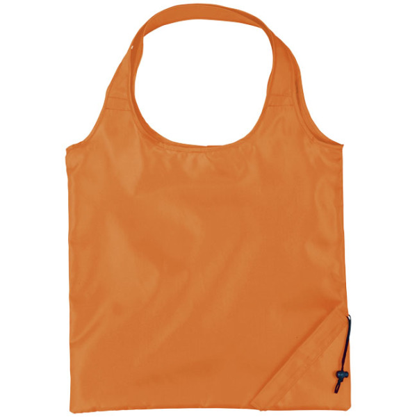 Bungalow opvouwbare polyester boodschappentas - Oranje