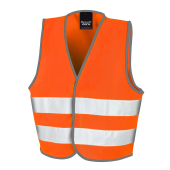 Core Junior Safety Vest Fluorescent Orange 10/12 ans