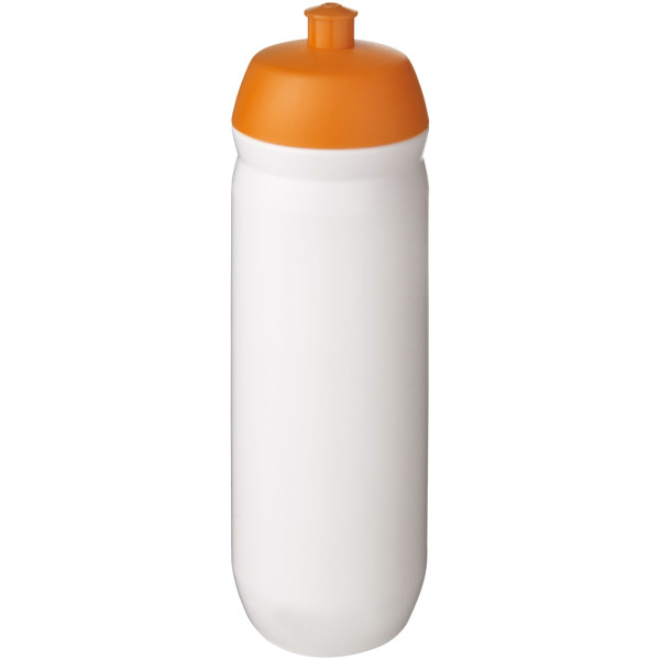 HydroFlex™ 750 ml squeezy sport bottle - Orange/White