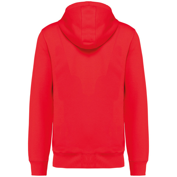 Ecologische uniseks sweater met capuchon Red XL