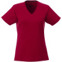 Amery cool fit V-hals dames t-shirt met korte mouwen - Rood - XS