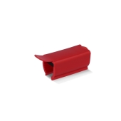 Anti-bacterial shopping trolley clip - Red