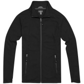 Rixford fleece dames jas met ritssluiting - Zwart - L