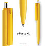 Ballpoint Pen e-Forty XL Solid Yellow