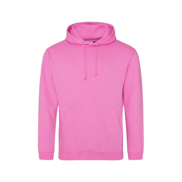 AWDis College Hoodie, Candyfloss Pink, XL, Just Hoods
